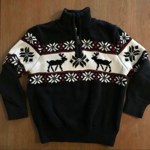 Toddler Boys Holiday Reindeer Sweater